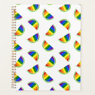 Rainbow Watermelon Pattern Planer