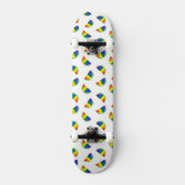 Rainbow Watermelon Pattern Skateboard (Vorderseite)