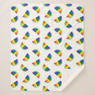 Rainbow Watermelon Sherpadecke