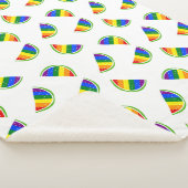 Rainbow Watermelon Sherpadecke (3/4)