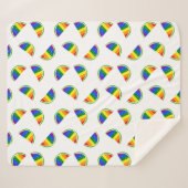 Rainbow Watermelon Sherpadecke (Vorderseite (Horizontal))