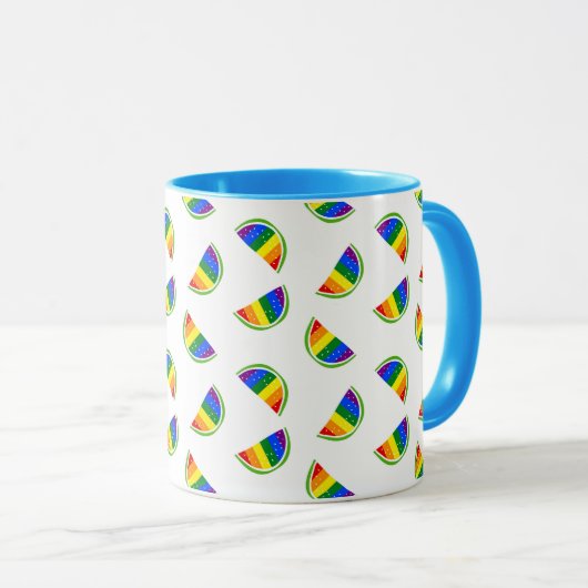Rainbow Watermelon Tasse (VorderseiteRechts)