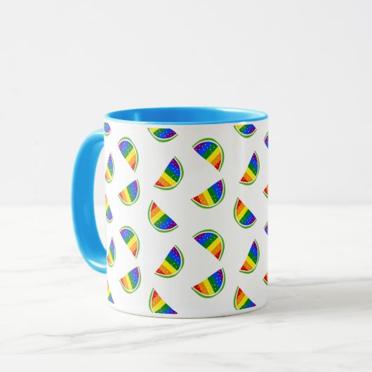 Rainbow Watermelon Tasse (Vorderseite Links)