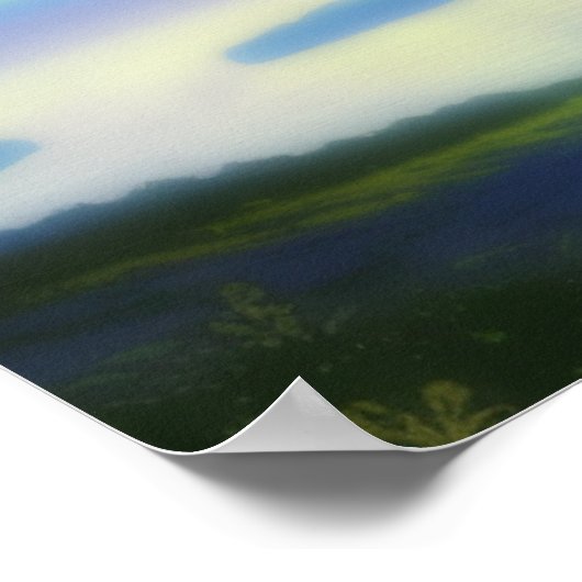 Rainbow Waters Poster (Ecke)