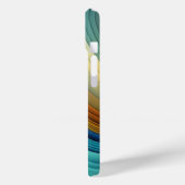 Rainbow Wave Abstrakt Art Case-Mate iPhone Hülle (Rückseite / Links)