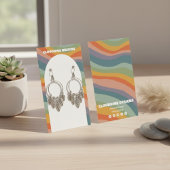 Rainbow Wave Earring Necklace Juwelier Display Car