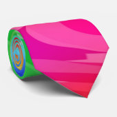 Rainbow Wave Krawatte (Gerollt)