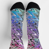 Rainbow Waves Socks Socken (Oben)