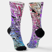 Rainbow Waves Socks Socken (Gewinkelt)