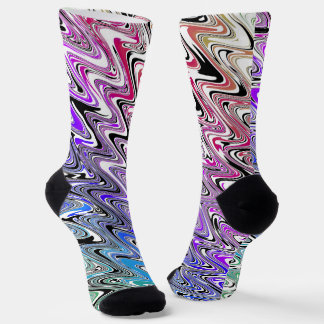 Rainbow Waves Socks Socken