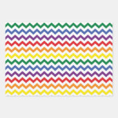 Rainbow Wavy Lines Geschenkpapier Set (Vorderseite)
