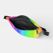 Rainbow Wavy Wave Gradual Pastel Farbe Bauchtasche (Offen)