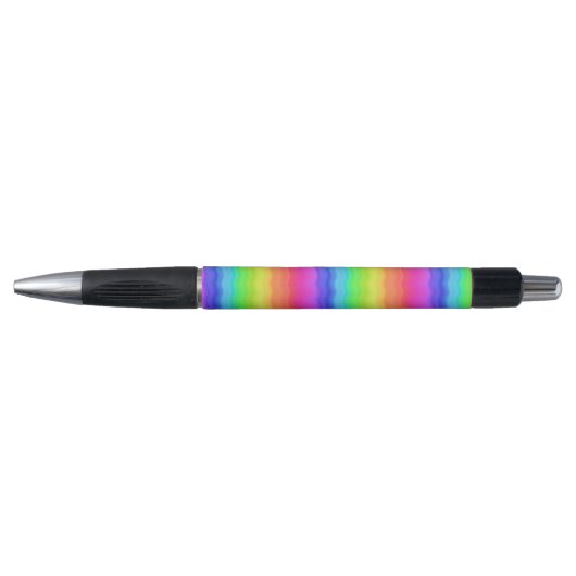 Rainbow Wavy Wave Gradual Pastel Farbe Kugelschreiber (Vorderseite)