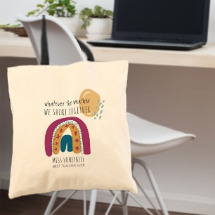 Rainbow We Shine Together Niedlich Personalisiert Tragetasche