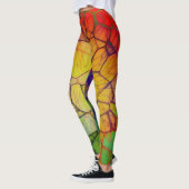 Rainbow-Web Abstrakt Leggings (Links)