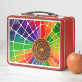 Rainbow Web Metall Brotdose (Beispiel)