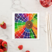 Rainbow Web Serviette (Beispiel)