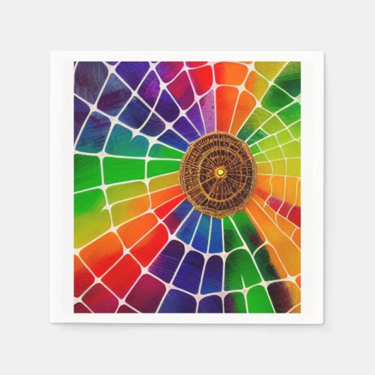 Rainbow Web Serviette (Vorderseite)