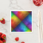 Rainbow Wedding Cocktail Colorful Napkins Serviette (Beispiel)
