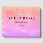 Rainbow Wedding Colorful Liebe Gästebuch (Vorderseite)