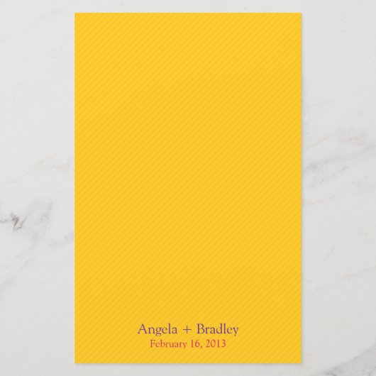 Rainbow Wedding Menu Birds Blume (Rückseite)