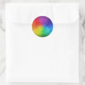 Rainbow Wedding Personalize Umschlag Aufkleber Sti (Tasche)