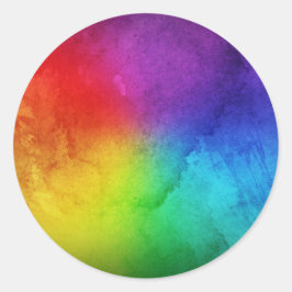 Rainbow Wedding Personalize Umschlag Aufkleber Sti