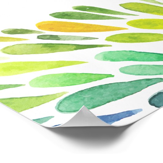 Rainbow Wedding Poster (Ecke)