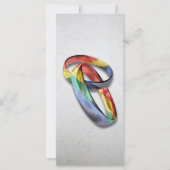 Rainbow Wedding Rings for Marriage Equality (Vorderseite)