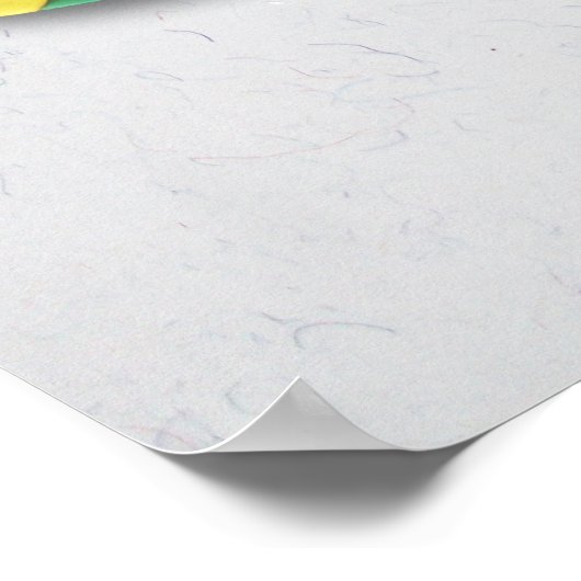 Rainbow Wedding Rings for Marriage Equality Poster (Ecke)