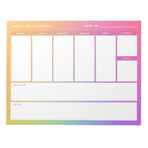 Rainbow-Weekly-Plan