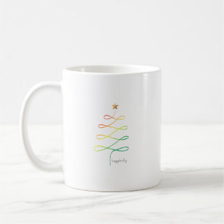 Rainbow-Weihnachtsbaum Kaffeetasse