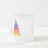 Rainbow-Weihnachtsbaum Mattglastasse (Vorderseite Links)