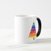 Rainbow-Weihnachtsbaum Verwandlungstasse (VorderseiteRechts)