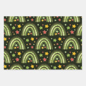 Rainbow Weihnachtsblatt Geschenkpapier Set (Vorderseite 3)