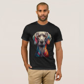 Rainbow Weimaraner T-Shirt (Vorne ganz)