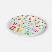 Rainbow Welcome Back Paper Teller (Schrägansicht)