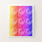 Rainbow-Welle Puzzle (Vertikal)
