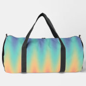 Rainbow-Wellen hippy-Psychedelic Duffle Bag (Vorderseite)