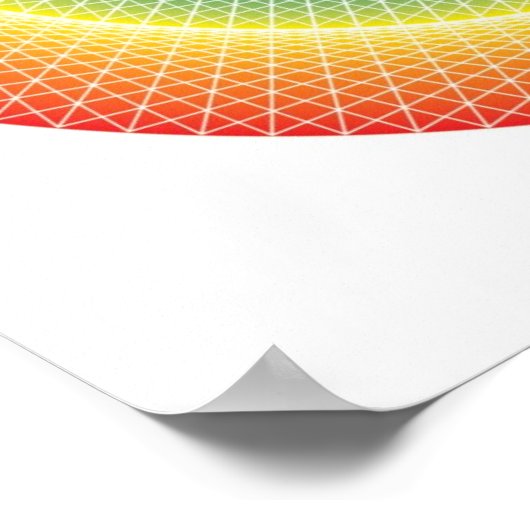 Rainbow Wheel #3 Poster (Ecke)