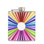 Rainbow Wheel Flachmann (Vorderseite)