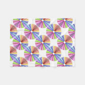Rainbow Wheel Fleecedecke (Vorderseite (Horizontal))