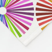 Rainbow Wheel Fleecedecke (Ecke)