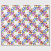 Rainbow Wheel Geschenkpapier (Flach)