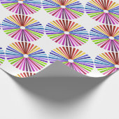Rainbow Wheel Geschenkpapier (Ecke)