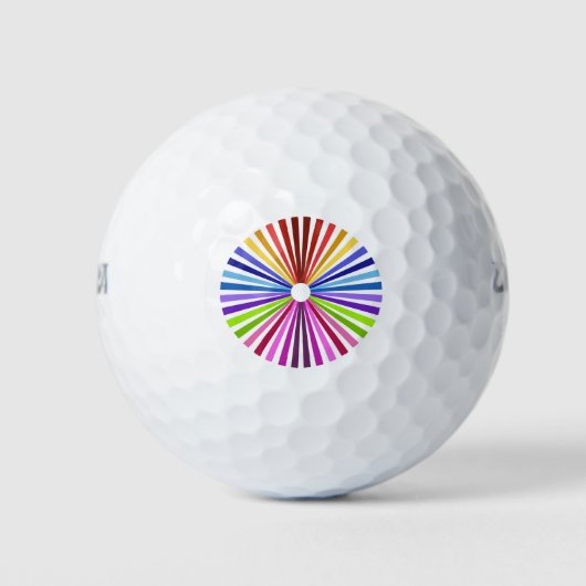 Rainbow Wheel Golfball (Vorderseite)
