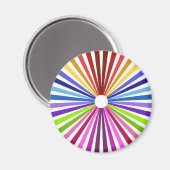 Rainbow Wheel Magnet (Vorderseite/Rückseite)