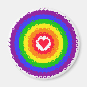 Rainbow Wheel-Magnet Magnet