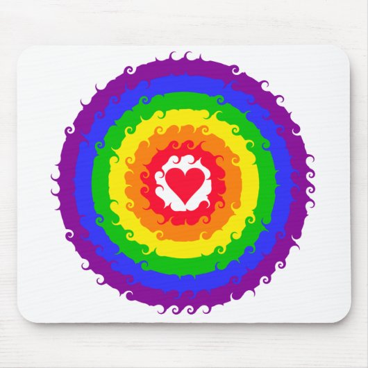 Rainbow Wheel Mousepad (Vorne)