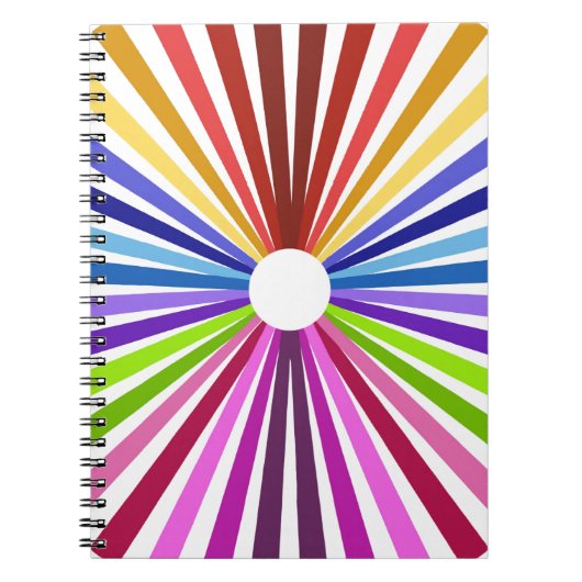 Rainbow Wheel Notizblock (Vorderseite)